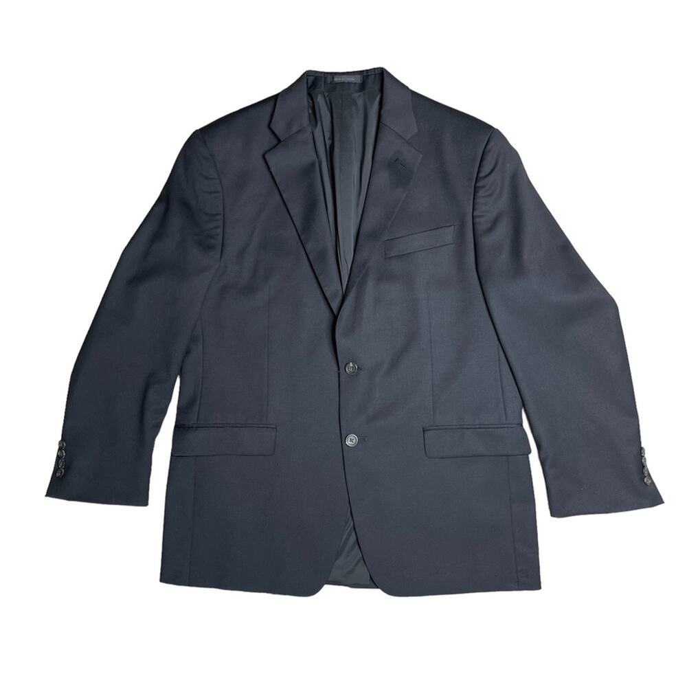 LAUREN RALPH LAUREN Black 100% Wool 2 Button Blazer Men’s Size 42R